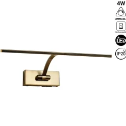 Aplique para cuadros LED con bateria recargable - Dimmable - 4W - 34cm