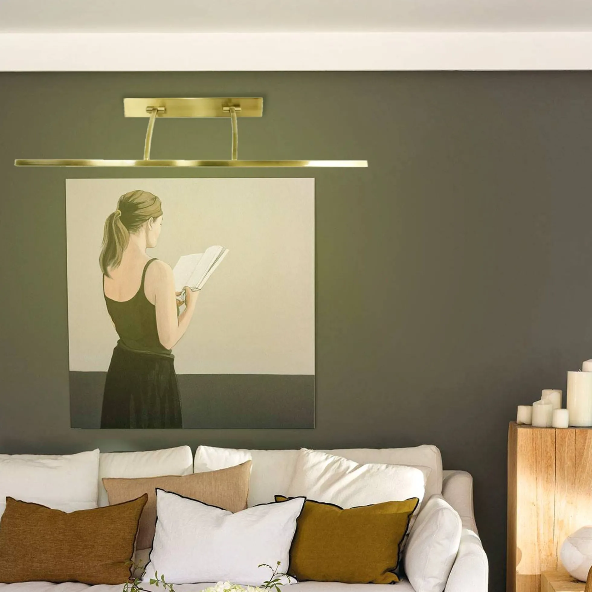 Aplique para cuadros LED "Curtisson" - 13W - 75 cm