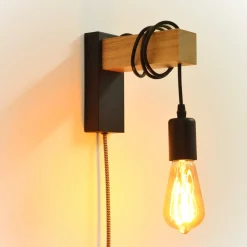 Apliques de pared madera 