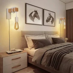 Apliques de pared madera 