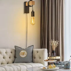 Apliques de pared madera 