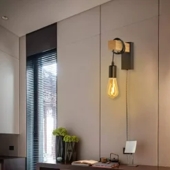 Apliques de pared madera 