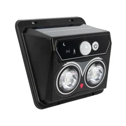 Aplique solar exterior de pared con sensor PIR - 1W (2x0,5W) - IP44