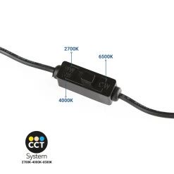 Aplique techo LED cuadrado orientable 8W - CCT - UGR18 - Chip OSRAM - Driver KGP