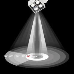 Aplique techo LED cuadrado orientable 8W - CCT - UGR18 - Chip OSRAM - Driver KGP