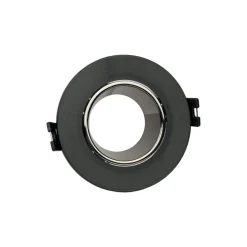 Aro downlight circular basculante para bombilla GU10 / MR16 - Bajo UGR - Corte Ø75 mm