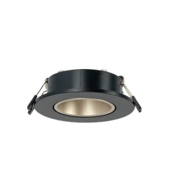 Aro downlight circular basculante para bombilla GU10 / MR16 - Bajo UGR - Corte Ø75 mm