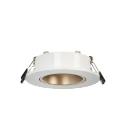 Aro downlight circular basculante para bombilla GU10 / MR16 - Bajo UGR - Corte Ø75 mm