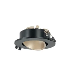 Aro downlight circular basculante para bombilla GU10 / MR16 - Bajo UGR - Corte Ø75 mm