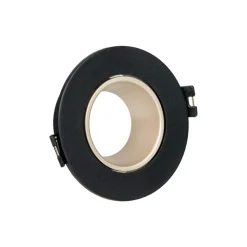 Aro downlight circular basculante para bombilla GU10 / MR16 - Bajo UGR - Corte Ø75 mm