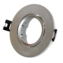 Aro downlight circular basculante para bombilla GU10 / MR16 - Corte Ø75 mm