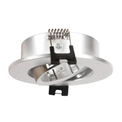 Aro downlight circular basculante para bombilla GU10 / MR16 - Corte Ø75 mm