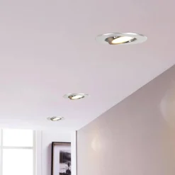 Aro downlight circular basculante para bombilla GU10 / MR16 - Corte Ø75 mm