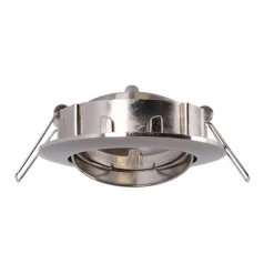Aro downlight circular basculante para bombilla GU10 / MR16 - Corte Ø72 mm