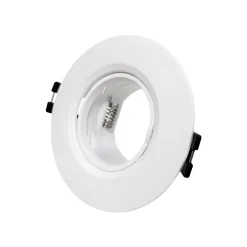 Aro downlight circular para bombilla GU10 / MR16 - Bajo UGR - Corte Ø60 mm