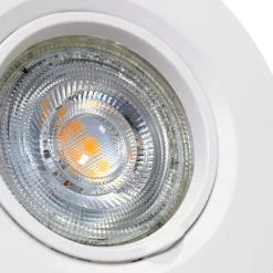 Aro downlight circular para bombilla GU10 / MR16 - Bajo UGR - Corte Ø60 mm