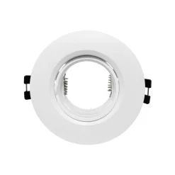 Aro downlight circular para bombilla GU10 / MR16 - Bajo UGR - Corte Ø60 mm