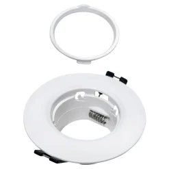 Aro downlight circular para bombilla GU10 / MR16 - Bajo UGR - Corte Ø60 mm