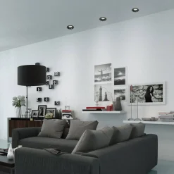 Aro downlight circular para bombilla GU10 / MR16 - Corte Ø70mm