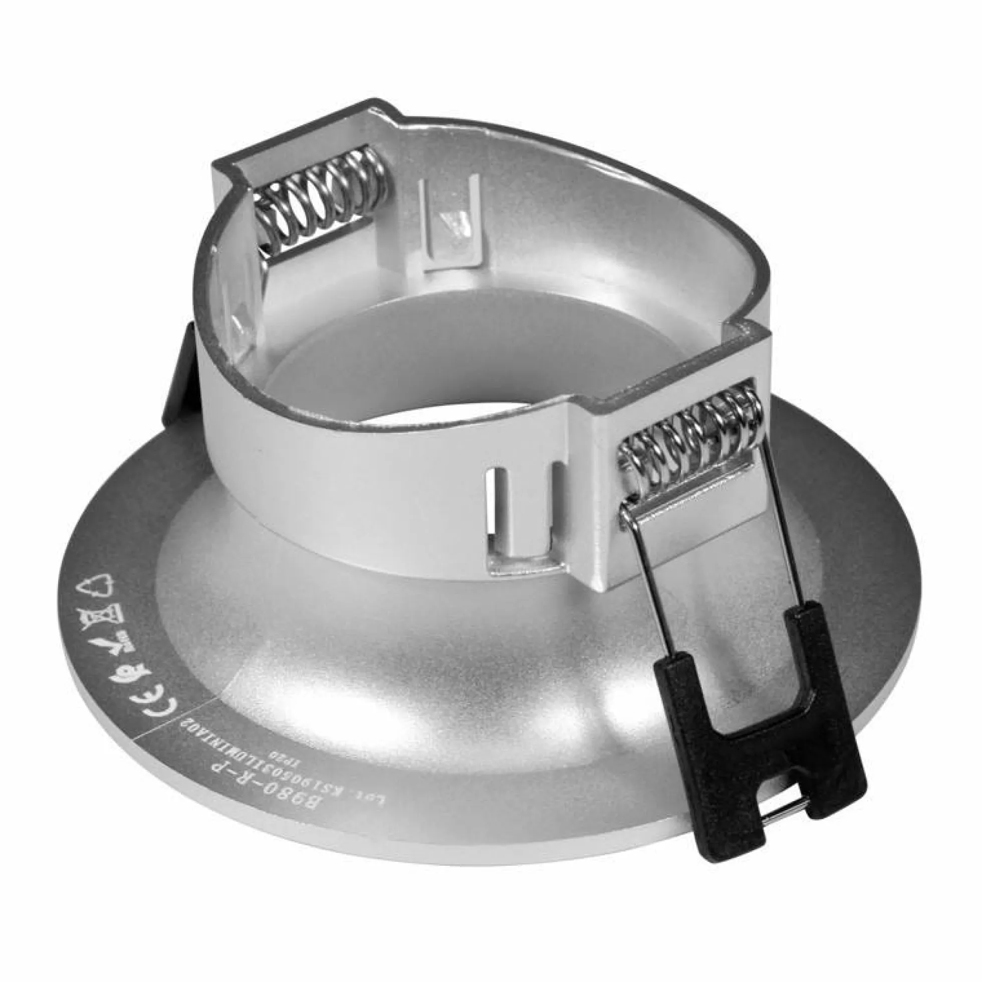 Aro downlight circular para bombilla GU10 / MR16 - Corte Ø70mm