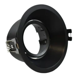 Aro downlight circular para bombilla GU10 / MR16 - Bajo UGR - Corte Ø 85 mm