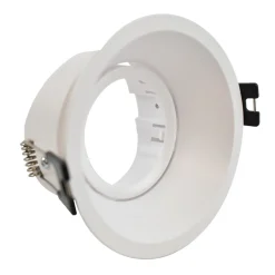 Aro downlight circular para bombilla GU10 / MR16 - Bajo UGR - Corte Ø 85 mm