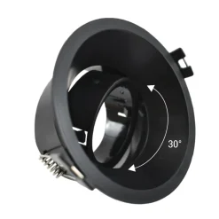 Aro downlight circular para bombilla GU10 / MR16 - Bajo UGR - Corte Ø 85 mm