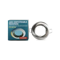 Aro downlight circular para bombilla GU10 / MR16 - Corte Ø62 mm