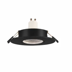 Aro downlight circular policarbonato basculante para bombilla GU10 / MR16 - Corte Ø75 mm