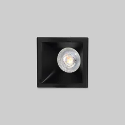 Aro downlight cuadrado asimétrico - Bajo UGR - Corte 75 x 75mm