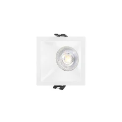 Aro downlight cuadrado asimétrico - Bajo UGR - Corte 75 x 75mm