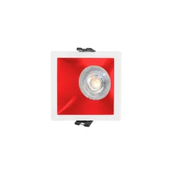 Aro downlight cuadrado asimétrico - Bajo UGR - Corte 75 x 75mm