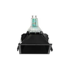 Aro downlight cuadrado asimétrico - Bajo UGR - Corte 85 x 85mm