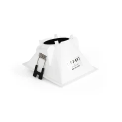 Aro downlight cuadrado asimétrico - Bajo UGR - Corte 85 x 85mm