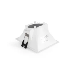 Aro downlight cuadrado asimétrico - Bajo UGR - Corte 85 x 85mm