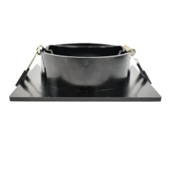 Aro downlight cuadrado basculante para bombilla GU10/MR16 - Corte Ø75mm