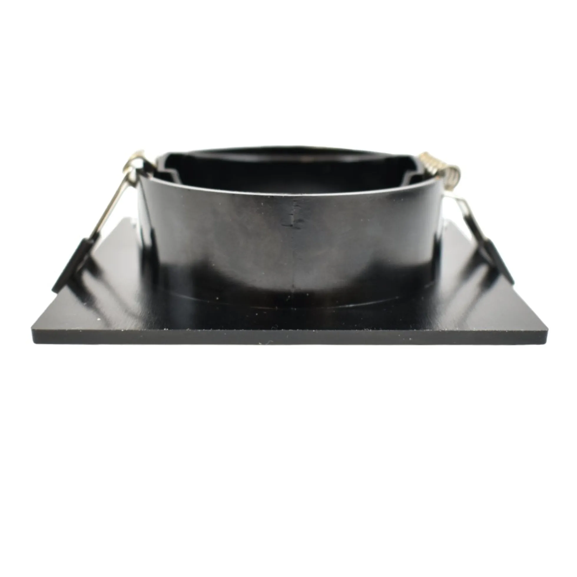 Aro downlight cuadrado basculante para bombilla GU10/MR16 - Corte Ø75mm