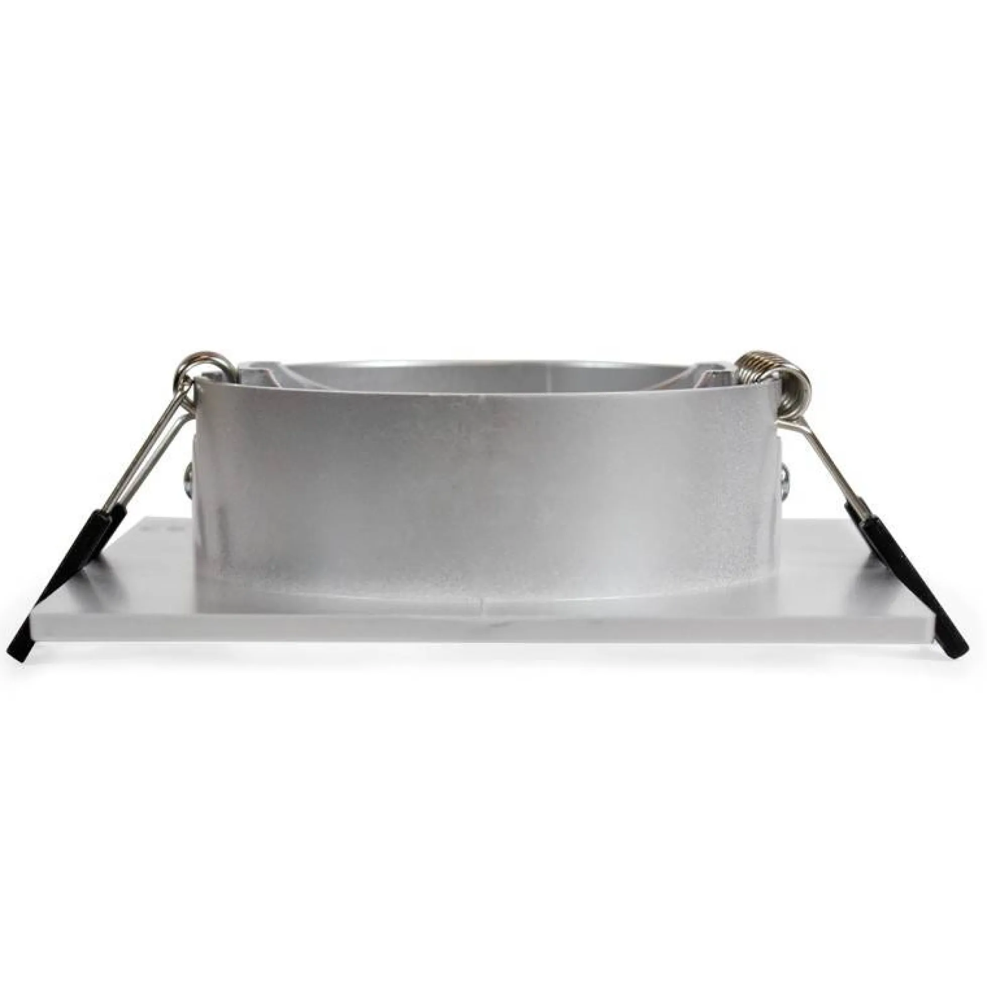 Aro downlight cuadrado basculante para bombilla GU10/MR16 - Corte Ø75mm