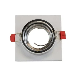 Aro downlight cuadrado basculante PREMIUM para GU10 / MR16