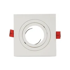 Aro downlight cuadrado basculante PREMIUM para GU10 / MR16