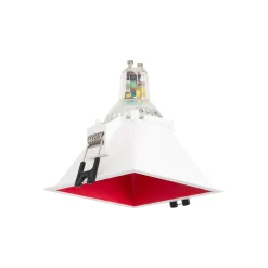 Aro downlight empotrable cuadrado - Bajo UGR - Corte 85 x 85mm