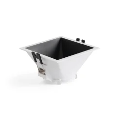 Aro downlight empotrable cuadrado - Bajo UGR - Corte 85 x 85mm