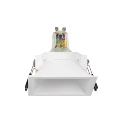 Aro downlight empotrable cuadrado - Bajo UGR - Corte 75 x 75mm