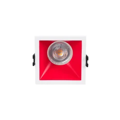 Aro downlight empotrable cuadrado - Bajo UGR - Corte 75 x 75mm