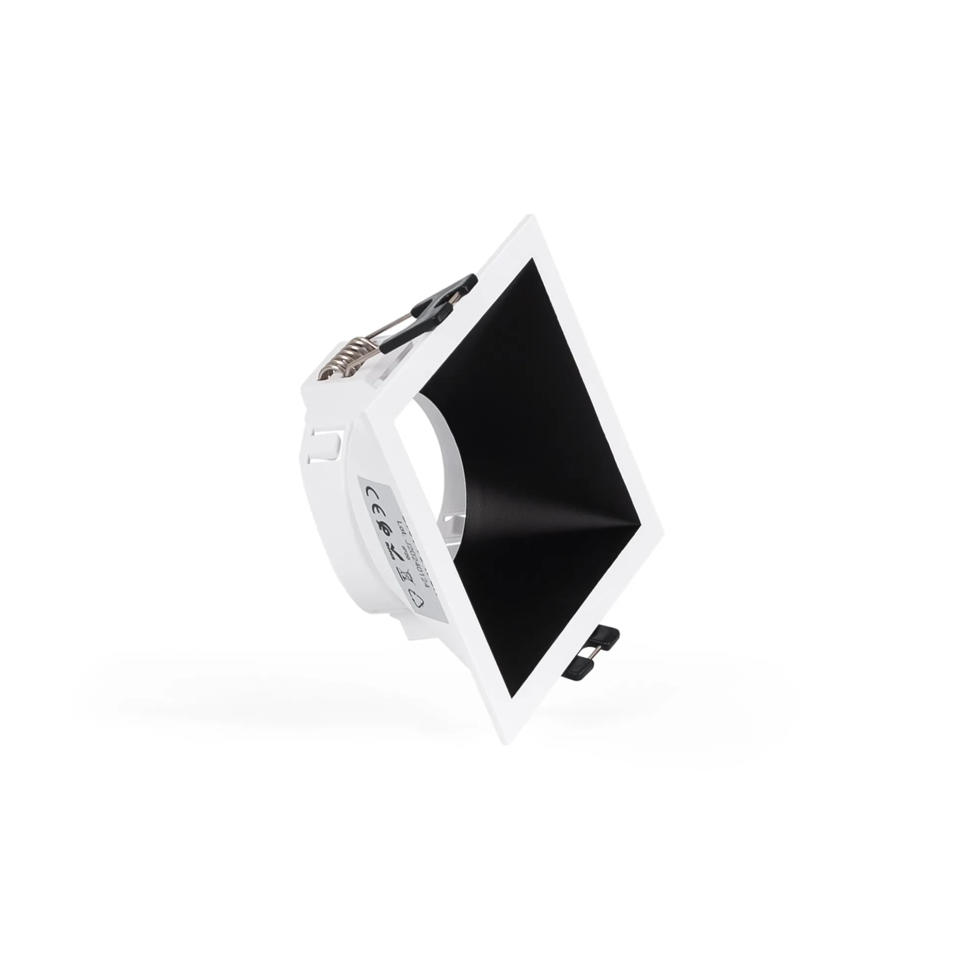 Aro downlight empotrable cuadrado - Bajo UGR - Corte 75 x 75mm