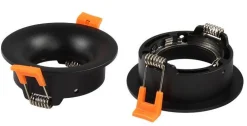 Aro downlight empotrable de aluminio aluminio corte Ø75mm