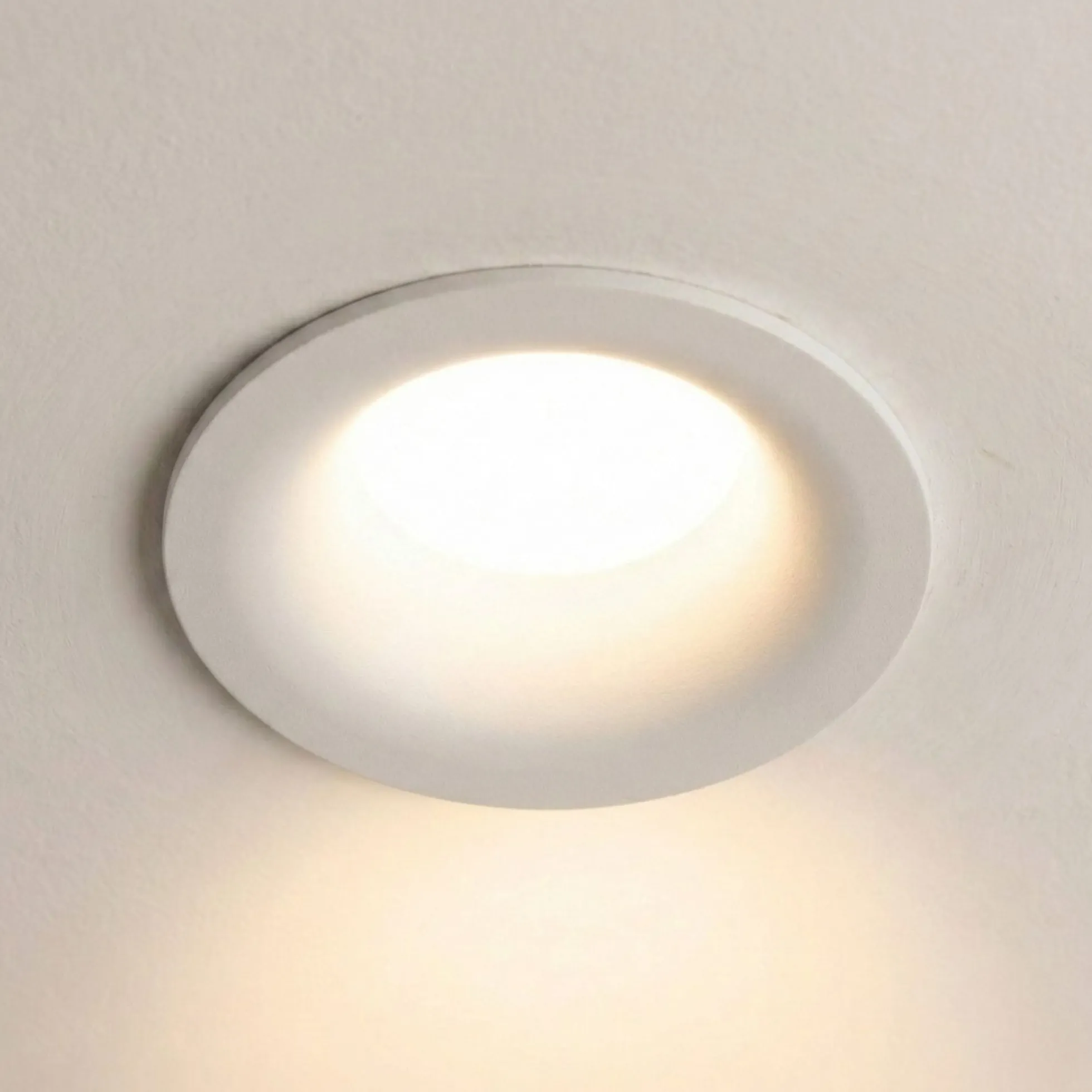 Aro downlight empotrable para bombilla GU10 / MR16 - Ø86mm - Corte Ø70-75mm