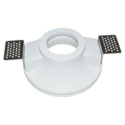 Aro downlight empotrable redondo de Escayola GU10 trimless