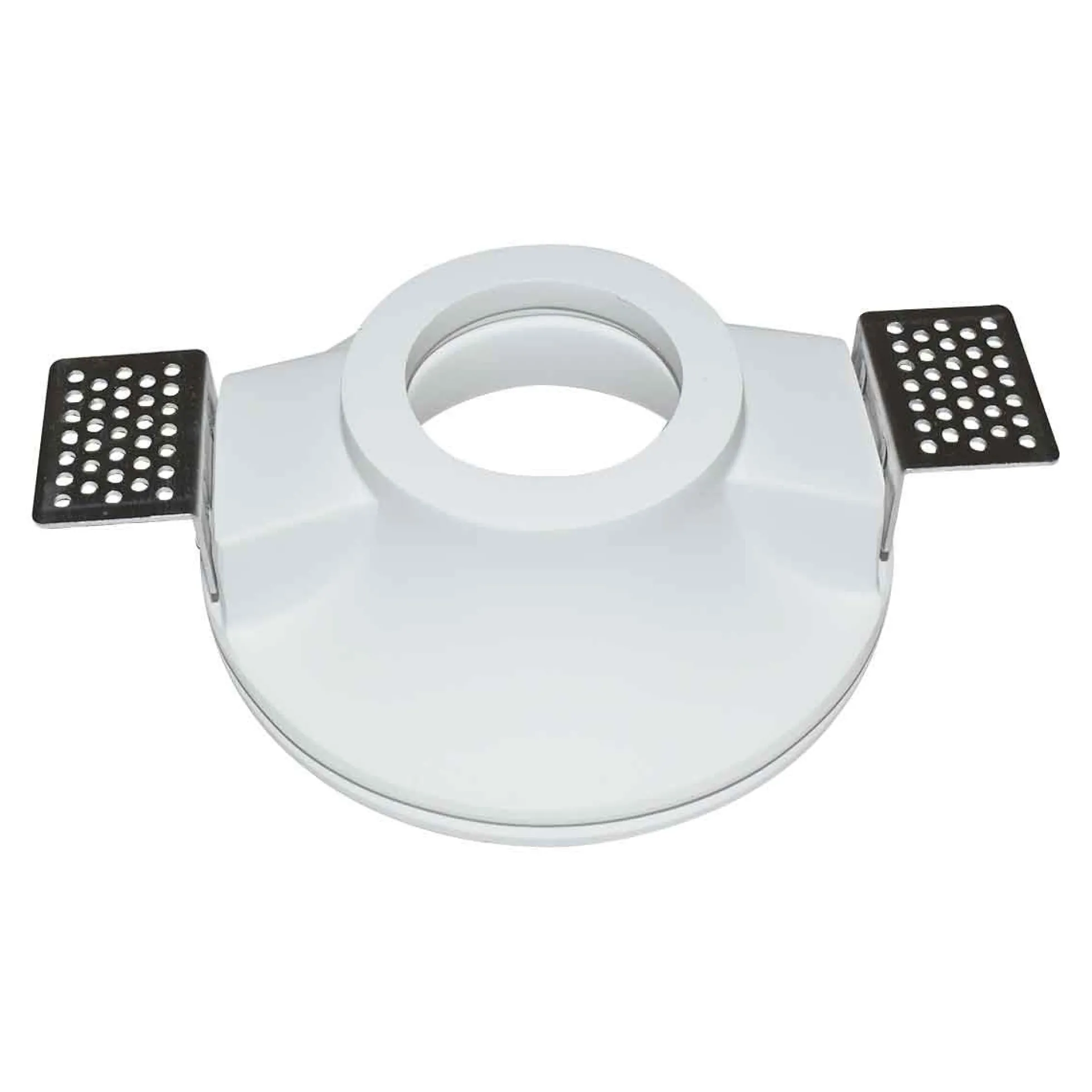 Aro downlight empotrable redondo de Escayola GU10 trimless