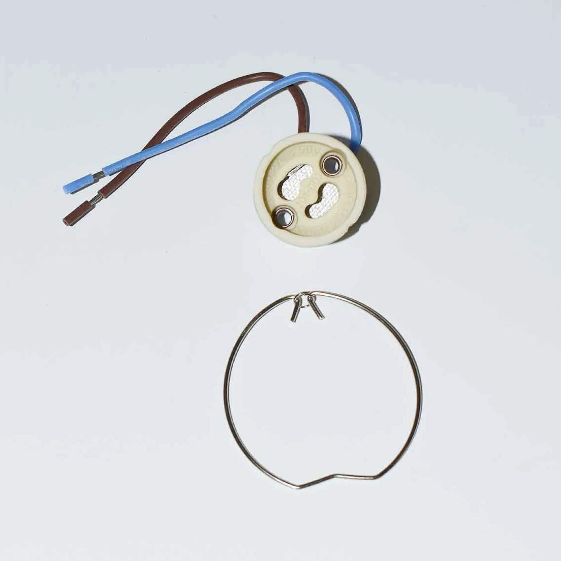 Aro downlight empotrable redondo de Escayola GU10 trimless